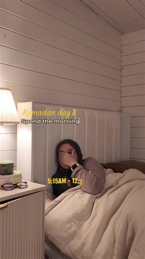 Ramadan day 8💗🕌🌙 my alarm HATES me cos why did I only wake up with 5 mins until the Adhan 😭😭😭 #Ramadan #ramadan2026 #ramadanvlog #spendthedaywithme #ditl Prayer gown @Rumluh.uk ( code maryam15) Lash serum @Olaplex