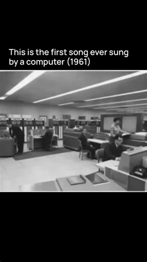 History Uncovered | In 1961, long before Spotify or even the first personal computer, a massive room-sized machine made musical history. At Bell Labs, the IBM... | Instagram