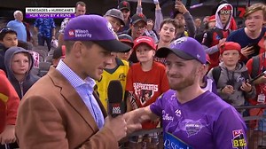 We've had lots of players on the roaming 🎤 after wins... But now it's time for Roaming Paine! | 7Cricket