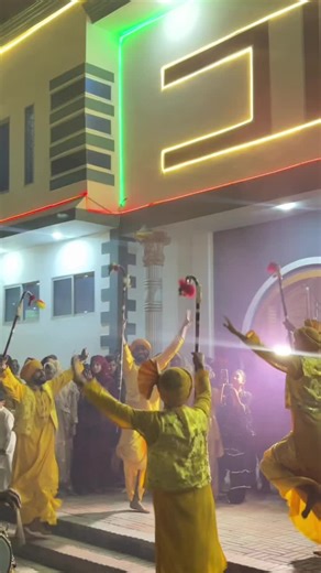 Bhangra Entry Dance at Pakistani Wedding Celebration