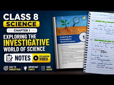Class 8th Science Chapter 1 ✅ Best Handwritten Notes ! New Book Curiosity