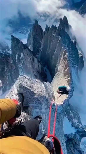 K2 trekkers on Instagram: "Have you ever experienced that sudden feeling of falling from a great height in your sleep— only to wake up startled and realize it was all just a nightmare? In this clip, you’ll see how this exact moment happens to two climbers in real life, turning a dream-like fall into a real incident. Let’s watch… Respectfully, Rabiei Video credit @peak_of__love #k2trek #karakoram #Mountains #Climbers #Accident #Falling #AdventureLife #OutdoorSafety #HikingCommunity #MountainStori