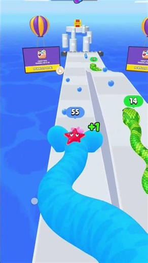 Snake Run Race Game Level 129 New Play Win #gaming #viralvideo