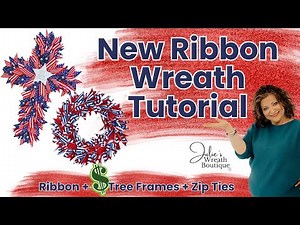 How to Make an Easy Ribbon Wreath | How to Make a Ribbon Wreath | Dollar Tree Wreath Tutorial