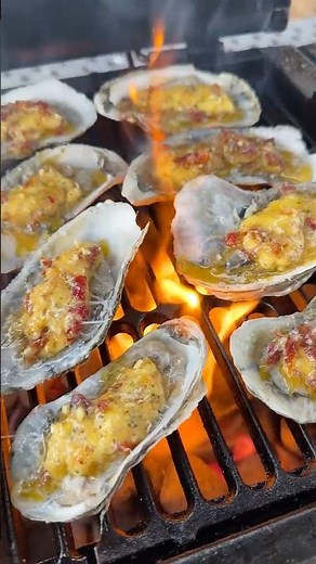 Grilled Oysters on the Half Shell 🔥 | Easy Garlic Butter Recipe on the Grill