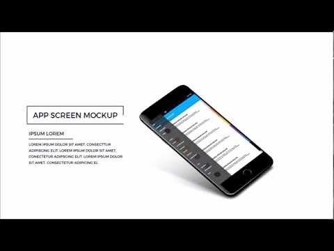 Animated Mobile APP UI Presentation in Powerpoint