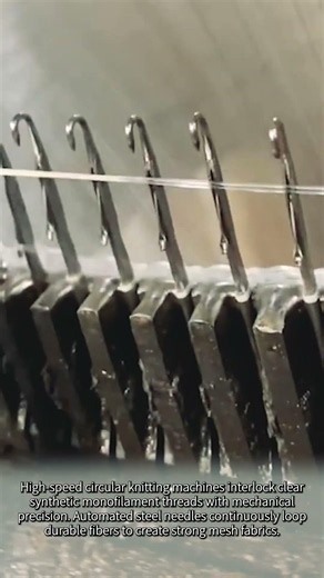 Mesmerizing Precision Knitting Mechanism #worker #process #knitting #textile #machinery
