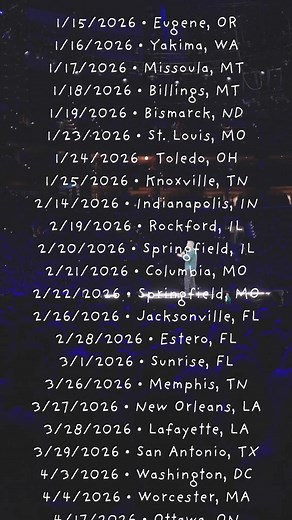 The 2026 Big Dumb Eyes tour is officially on sale NOW! Get your tickets today through the link in my bio or at @Ticketmaster. (And if you can’t wait that long, 2025 dates are still on sale too 👀)!