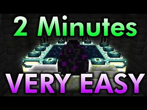 How to beat Minecraft Bedrock in 2 minutes...