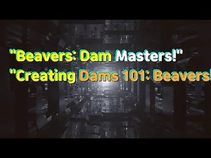 How do beavers build dams