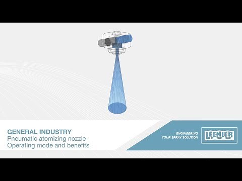 Functional video pneumatic atomizing nozzle