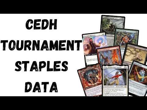cEDH Tournament Staples data from EDH TOP 16 education