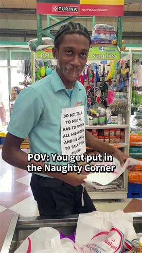 He was having a little TOO much fun talking today 😇😂 #southernfoodbasket #grocery #humor #skit #fyp
