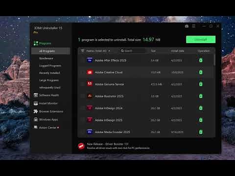 IObit Uninstaller 15 key