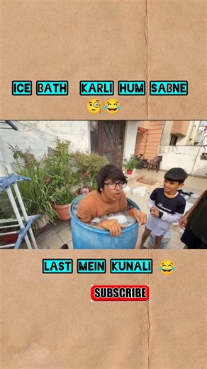 Ice Bath Challenge kar li hum sabne 🧊🥶 | Sab thand se kaap gaye 😱😂