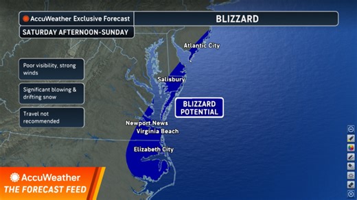 Bomb cyclone could bring blizzard conditions to Virginia Beach and Boston
