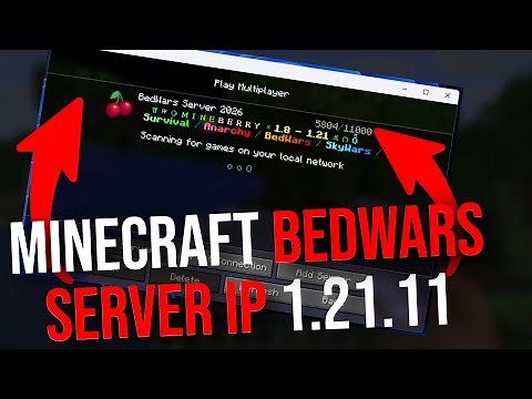 Minecraft 1.21.11 Bedwars Server IP Address (2026)