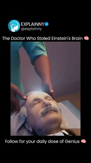 Explaining Everything on Instagram: "The Doctor Who Took Einstein’s Brain — and Changed Science Forever In 1955, right after Albert Einstein died, the doctor who performed his autopsy secretly removed his brain. He didn’t have permission — but he believed studying it might reveal the science behind genius. The brain was preserved, cut into hundreds of samples, and shared with researchers. Scientists wanted to know: Does intelligence leave a physical mark on the brain? Years later, studies showed