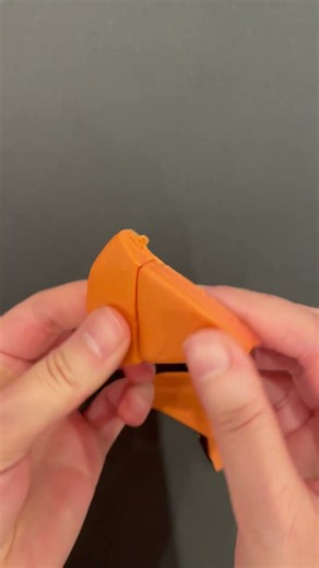 Squid Game Orange Triangle Polymer Clay Dalgona Cookie Challenge #shorts #squidgame #dalgona