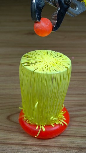 98K views · 2.4K reactions | Red Hot Ball Vs yellow rubber bands what will happend next? . . . #experiment #satisfyingvideo #asmrsounds #viralvideo #trending #hotball #rubberbands | MRZ Experiments | Facebook