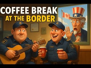 Coffee Break at the Border 🇨🇦 | A Hilarious Canadian Song About Americans Moving North