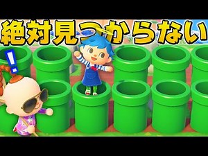 島に大量の土管を置いて鬼ごっこしたら絶対に捕まらない説!!【あつ森】【あつまれどうぶつの森】