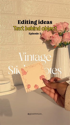 Adding text behind object. Subscribe for more such videos !