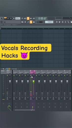 Vocals Recording Hacks 👿🥵 in fl studio #shorts #flstudio #musicproducer