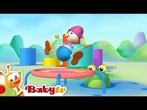 Playground of Toys 🤩 | Trampoline and More Kids Toys | Cartoons | Toddler Video‪@BabyTV‬​