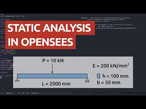 OpenSees Basics - Static Analysis