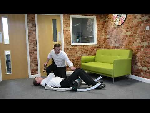 Demonstrating the Raizer Emergency Lifting Chair [video now superceded, see description]