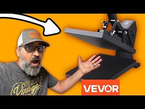 DIY T-Shirts Using VEVOR Heat Press & Vinyl Cutter – Easy Beginner Guide!