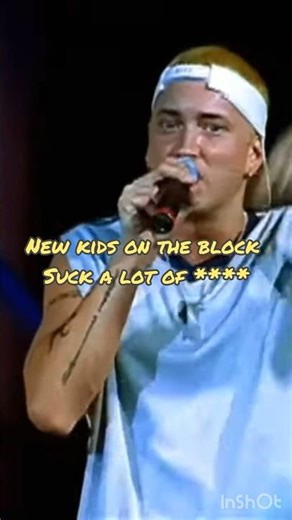 #eminem can’t stand #pop #artist like #lfo #nsync #newkidsontheblock