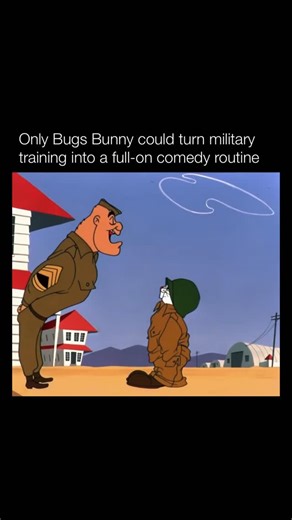 Explaining Cartoons on Instagram: "Follow me👉@explainingcartoons “Forward March Hare” (1953) is one of those shorts that proves Bugs Bunny doesn’t need an enemy—just paperwork. When the U.S. Army mistakes his address for someone else’s, Bugs gets drafted, and from the second he shows up at camp, everything goes sideways. His natural confidence crashes into strict military routines, turning drills, inspections, and orders into chaos the Army never saw coming. Instead of breaking him, the structu