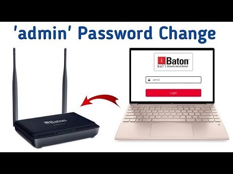 Change iBall Baton Wifi Router 'admin' Password | iBall Baton Password Change