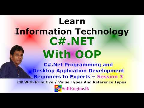 Learn C#.Net with OOP - Session 3 - (Value Types And Reference Types) #types #oop #garbagecollection