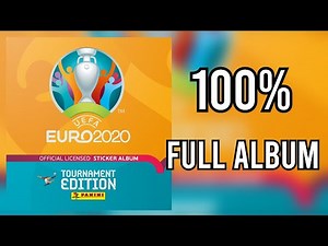 Panini Full Sticker Album UEFA Euro 2020 100% - COMPLETE, LLENO, COMPLETO, ЗАПОЛНЕННЫЙ