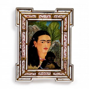 Frida Kahlo: Self-Portrait with Cropped Hair Magnet