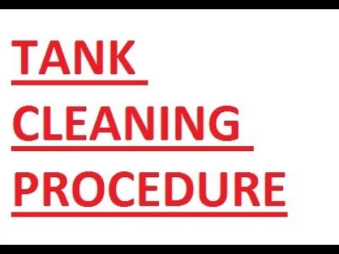 TANK CLEANING ON A OIL TANKER