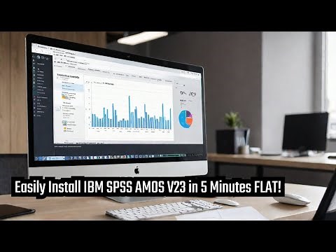 Easily Install IBM SPSS AMOS V23 in 5 Minutes FLAT!