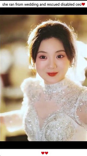 While running from her wedding... She rescued a disabled ceo😂 #cdrama #kdrama #bts #dramacomedy