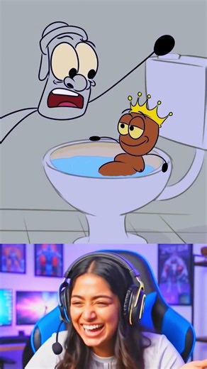 Thank you bro😂😂 Real Reaction 😂 Ending Is Crazy! 🔥#reaction #cartoon #meme #funny #comedy #animated