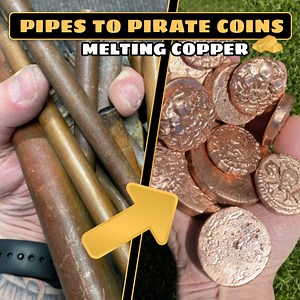 21K views · 545 reactions | Turning Copper Pipes into Treasure | Bigstackd Casting | Facebook