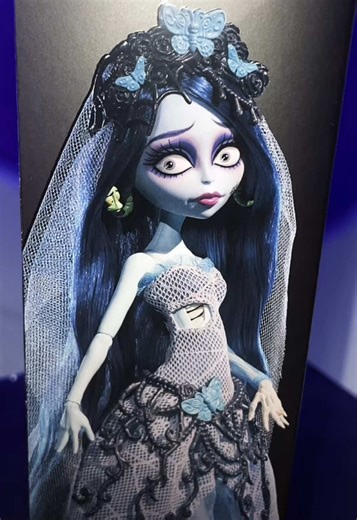 Corpse bride x MONSTER high Emily 🦋🕯️💀#fyp #monsterhigh #timburton #corpsebrideedit #corpsebride @Monster High @MattelCreations