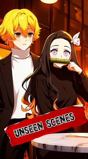 100% UNPUBLISHED SCENES: Zenitsu Nezuko after the fighting.