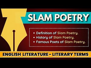 Slam Poetry in English Literature | English Literary Terms | English Literature || By Dipika Kumavat