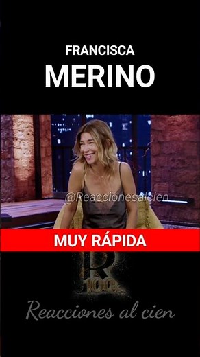 Tal Cual (Tv+) Francisca Merino/Muy rápida #tvchilena #humor #reaccionesalcien #viral #chile