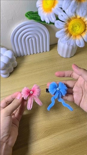 DIY Cute Pipe Cleaner Bow 🎀✨
