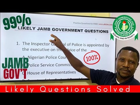 Top 40 JAMB Government Questions Solved 📘 #jamb2026