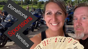 Episode 4 of How to Organize Motorcycle Poker Runs by Momma Badger and Sonny The Badger. It's not a must, but makes one heck of a poker run or motorcycle rally. This video showcases the vendors, sponsors, and donations that will be at the Inaugural Chamber Poker Run put on by the Cape Coral Chamber of Commerce September 26, 2020. Here is the Facebook Link https://www.facebook.com/events/525312278148361 In the first video we talk about getting your feedback on the different poker run variations. 